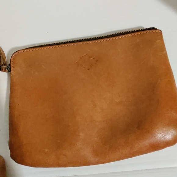 PATRICIA NASH Tooled Florence Leather - St. Croce Zip Pouch / Wallet / Wristlet - Picture 5 of 7